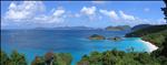 Looking into Trunk Bay, St. John (from sugar mill ruins)